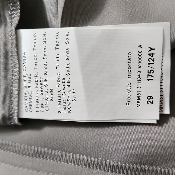 100% Silk VOYAGE BY MARINA RINALDI Top (20W) - Picture 7 of 10